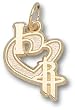 Houston Rockets "I Heart Logo" 1/2" Charm/Pendant -14K/10K, Stainless Steel or Gold Plated