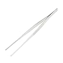uxcell&reg; Straight Point Tip Metal Nonmagnetic Long Tweezer 30cm