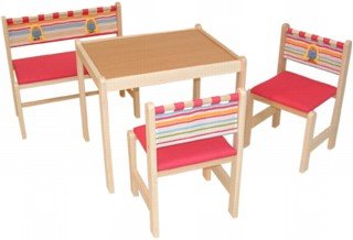 Roba 5014SE - Kindersitzgruppe Kleine Emma mit Streifen