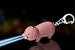 3x Pig Light-up and Sound LED Keychains