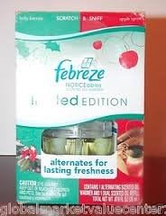 Febreze Noticeables Limited Ed Holly Berries &amp; Apple Spice Oil Scented Starter Kit