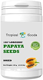 100% Organic Papaya Seed Dried 3.52 Oz (100 grams)