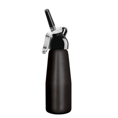 Best Price Dessert Chef 1 Pint Cream Whipper - Synthetic Black Head with Black Aluminum Bottle