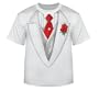 White Tuxedo T-Shirt