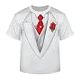White Tuxedo T-Shirt