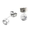 Women's New Stud Earrings With Cubic Zicornia By Steelx