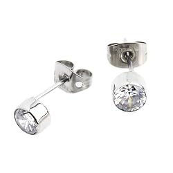 Women's New Stud Earrings With Cubic Zicornia By Steelx