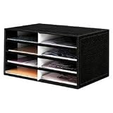 8-Slot Literature Sorter (Black) (10