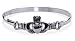 Sterling Silver Claddagh Bracelet With Hook