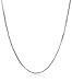 Amazon Collection Sterling Silver Box Chain Necklaces, Set of Three