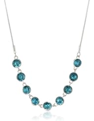 Nine West "Feeling Fine" Stone Frontal Necklace, 18"