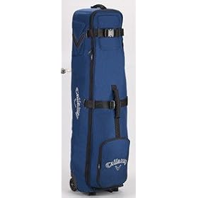 Stand Bag Carrier Wheeled Golf Bag Carrier with FT HX Club Protection (Black/Blue) by Callaway Golf
