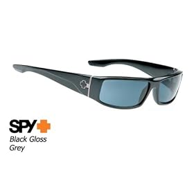 Click here to buy Spy Cooper Sunglasses Black Gloss Frame Grey Lens by Spy.