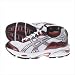 Asics Mens Gel Cumulus White/Red/Light 8