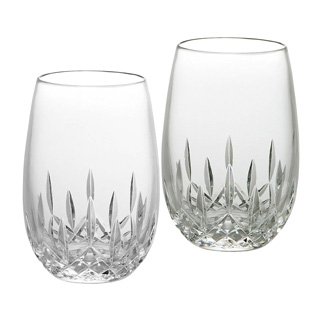 Waterford Lismore Nouveau Stemless White Wine Pair