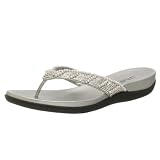 Unlisted Womens Native Culture Thong,Silver,6 M