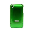 CaseCrown Metallic Glider Case for Apple iPhone 3G and 3GS - Green