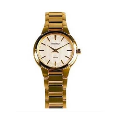 Seiko Dress Elegant Quartz Gold Tone SFQ838P1