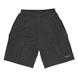 AscentBlackBaggyMountainbikeMTBShortswithPaddedLycraInnershorts