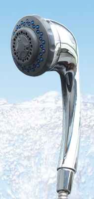 Hand held shower filter