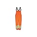 Viking - U6330PO-L - Rain Bib Overall, High Visibility: No, ANSI Class: Class E, Polyester, L, Orange