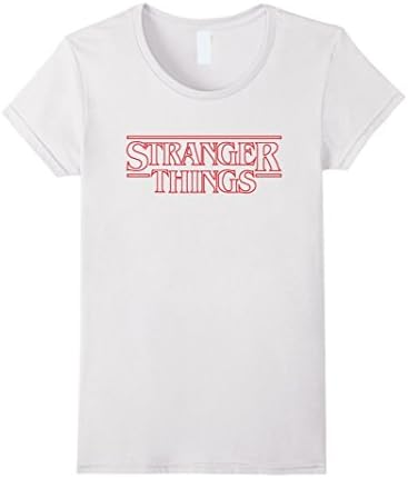 Women's stranger and things tshirt Small White