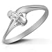Forzieri 18K White Gold & Diamond Four-Prong Solitaire Ring