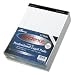 Ampad Perforated 8 1/2 x 11 3/4 Inch Legal Rule White 50 Sheet Evidence Pads, Red Margin 12 Pack (20-320)
