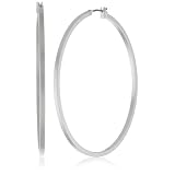 Kenneth Cole New York Medium Silver-tone Hoop 