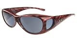 Fitovers Eyewear Sunglasses - Lotus / Frame: Brushed Horn Lens: PDX Grey [Size: A:62/B:40/ED:60]