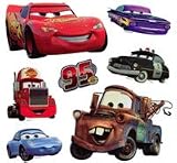 Review SAL  / Disney Cars - Peel & Stick - 14 Window Clings / Decals
