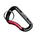 A＆F【エイアンドエフ】エアクラフトアルミニウム　フォージドカラビナキーホルダー ブラック
