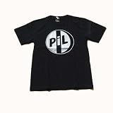 Public Image Ltd PIL パブリックイメージリミテッド ロゴプリント ロックＴシャツ バンドTシャツ ブラック