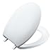 Read Kohler K-4643-PB-0 Bancroft-Front Toilet Seat, White Details Kohler K-4643-PB-0 Bancroft-Front Toilet Seat, White