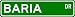BARIA Street Sign ~ Personalized Family Lastname Sign ~ Gameroom, Basement, Garage Sign Novelty** METAL ALUMINUM