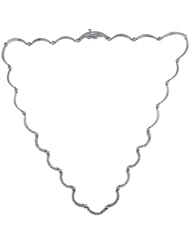 1.75 CT Natural Diamond Fashion Necklace 18k White Gold