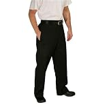 Chef Revival Black Chef Trousers QC Lite Poly-Cotton - 2X by Chef Revival