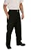 Chef Revival Black Chef Trousers QC Lite Poly-Cotton - Large