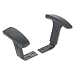 Interval Series Optional Adjustable T-Arms, Black, Poly Armcaps (ALEIN49AKA10B)