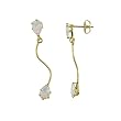 FOJO's 14K Yellow Gold Opal Swirl Earrings