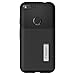 Spigen Slim Armor Google Pixel XL Case with Kickstand and SF Coated Non Slip Matte Surface and Air Cushion Technology Protection for Google Pixel XL 2016 - Black