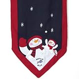 Buffalo Bills 72"x15" Snowman Table Runner Plush Embroidered Stars