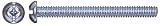 1/4-20 Coarse Thd., 3/8 Lg., Round Head Combination Machine Screws (100 Per Package)