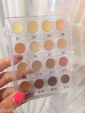 Kryolan 71006 Dermacolor Camouflage Mini palette, 16 Colors. 2 Color Variations (MD, LM) (LM)