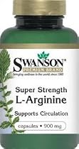Swanson L-Arginine (200 capsules, 900mg)