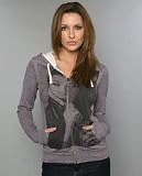 Obey The Commanda Fleece in Purple hood ,Sweatshirts for Women