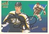 David Legwand, Nashville Predators, 2001 Pacific Aurora Autographed Card