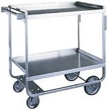 Made in USA 21 X 49 2-shelf Util Cart 650lb Cap U-frm