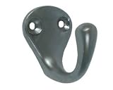 Classic Single Hook Antique Pewter