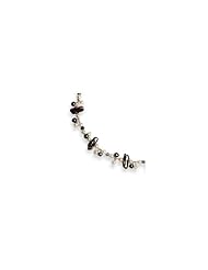 Sterling Silver Peacock/White Freshwater Cultured Pearl Necklace
